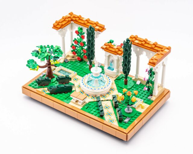 Review LEGO Icons 10359 Fountain Garden