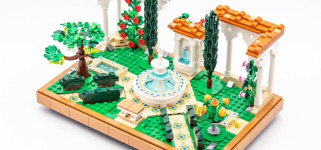 Review LEGO Icons 10359 Fountain Garden