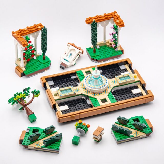 Review LEGO Icons 10359 Fountain Garden