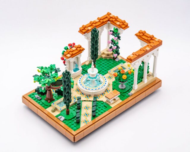 Review LEGO Icons 10359 Fountain Garden