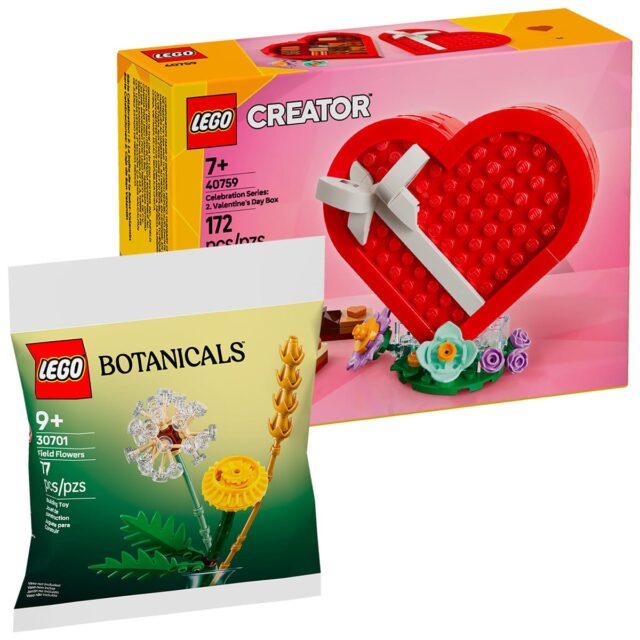 Prolongation du cadeau LEGO 40759 Saint Valentin et nouveau polybag 30701 Botanicals offert