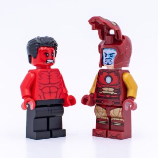 Review LEGO Marvel 76310 Iron Man Car & Black Panther vs. Red Hulk