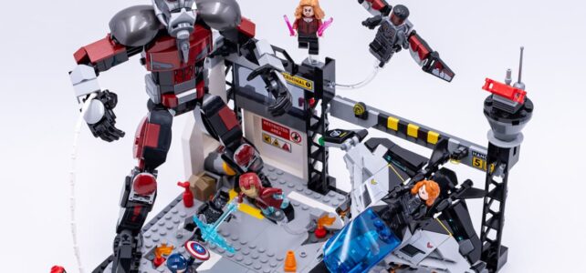 Review LEGO Marvel 76314 Captain America: Civil War Battle