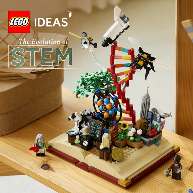 Nouveauté LEGO Ideas 21355 The Evolution of STEM : le set est en précommande