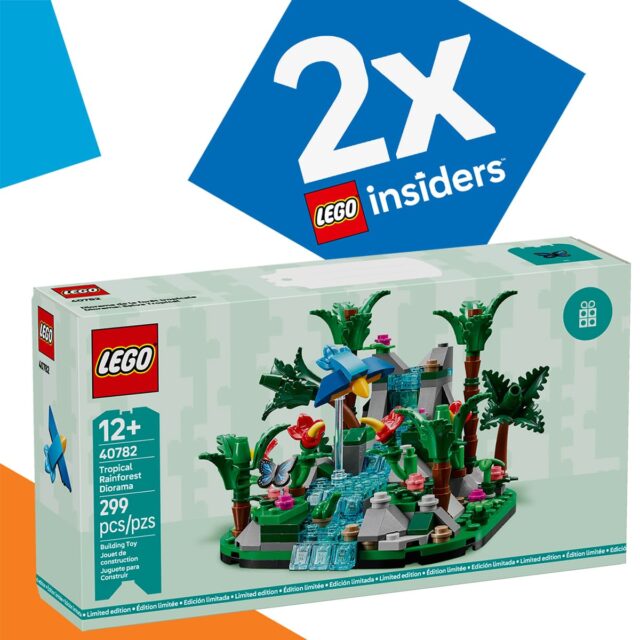 Chez LEGO : points Insiders doublés et cadeau 40782 Tropical Rainforest Diorama offert !