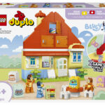 LEGO DUPLO Bluey 10459 Bluey’s Family House with Memory Game